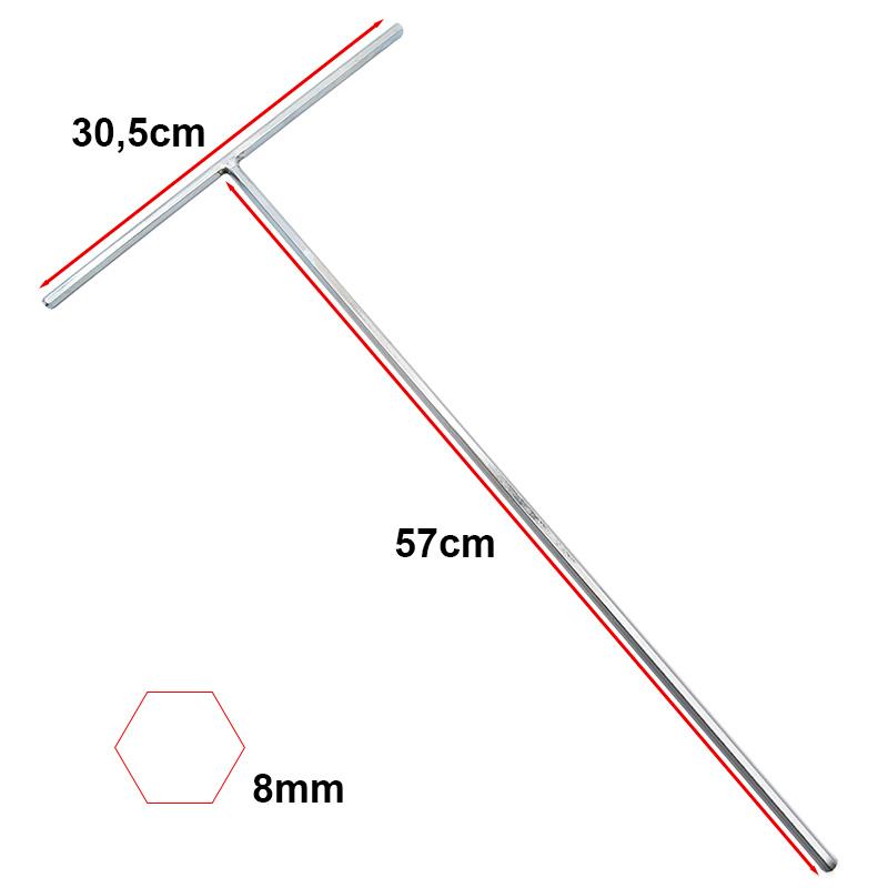 Chiave a brugola premium M10/58 cm per albero Smartgyro