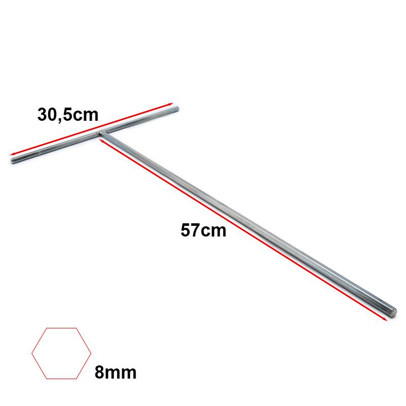 Chiave a brugola premium M10/58 cm per albero Smartgyro