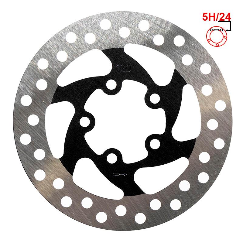 Disco freno 120mm 5H nero