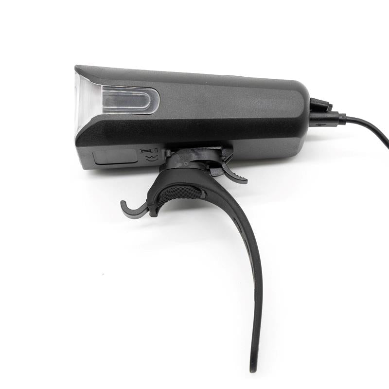 Luce LED frontale ricaricabile EWL011 con display di velocità, temperatura, ora e km