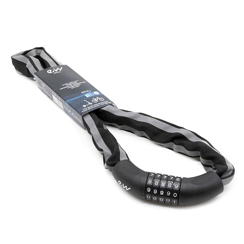 Lucchetto EWLK017 a catena con copertura grigia