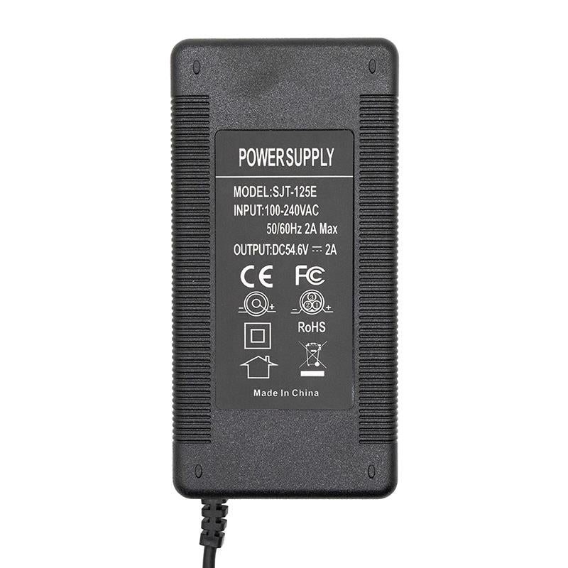 Caricatore 48V (uscita 54,6V) 2A connettore Julet 3105
