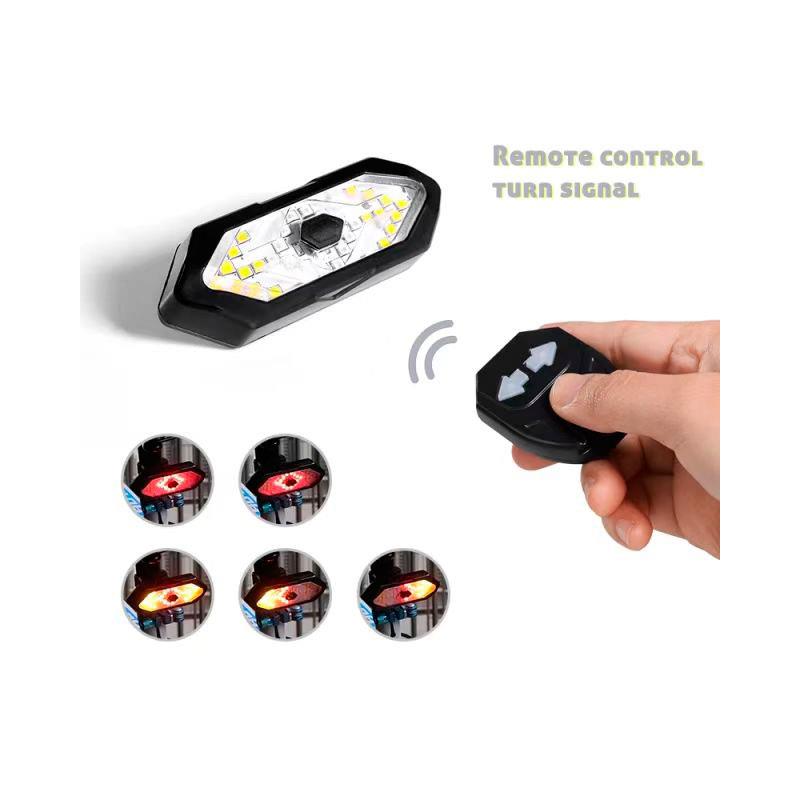 Indicatore di direzione posteriore con comando lampeggiante e wireless