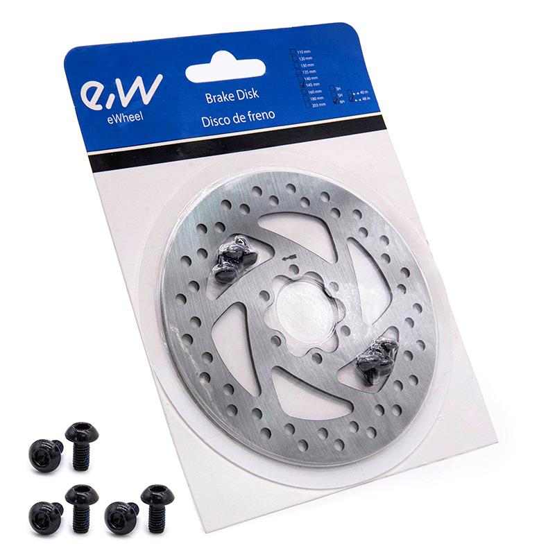 Disco freno 145mm 6H argento