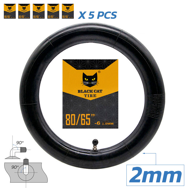 Camera d'aria premium 5 pezzi 80/65-6 CR202 2.0mm di spessore