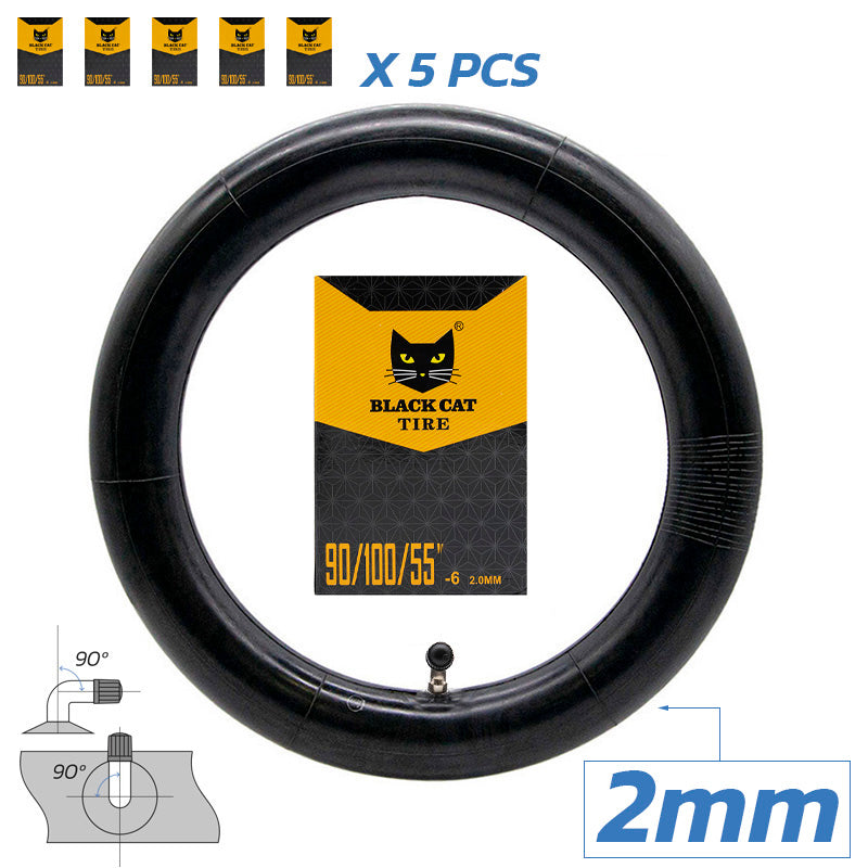 Camera d'aria premium 5 pezzi 90/100/55-6 TR87 2.0mm di spessore