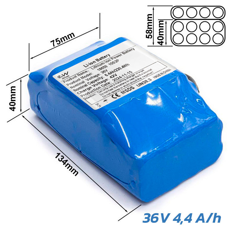 Batteria esterna 36V 6.4 A / h [Ewheel]