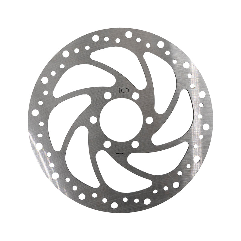 Disco freno R6 160mm 6H argento - 48mm con spessore 2,9mm