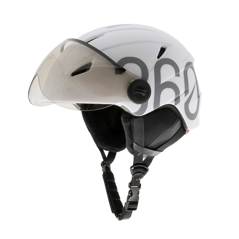 GLOOB Urban bianco - grigio M paraorecchie rimovibili