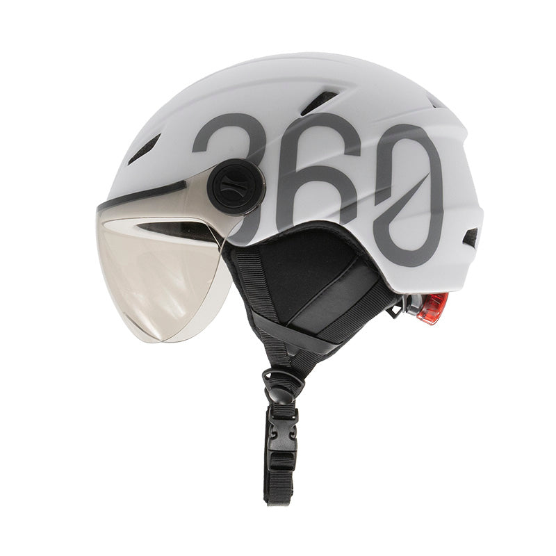 GLOOB Urban bianco - grigio M paraorecchie rimovibili