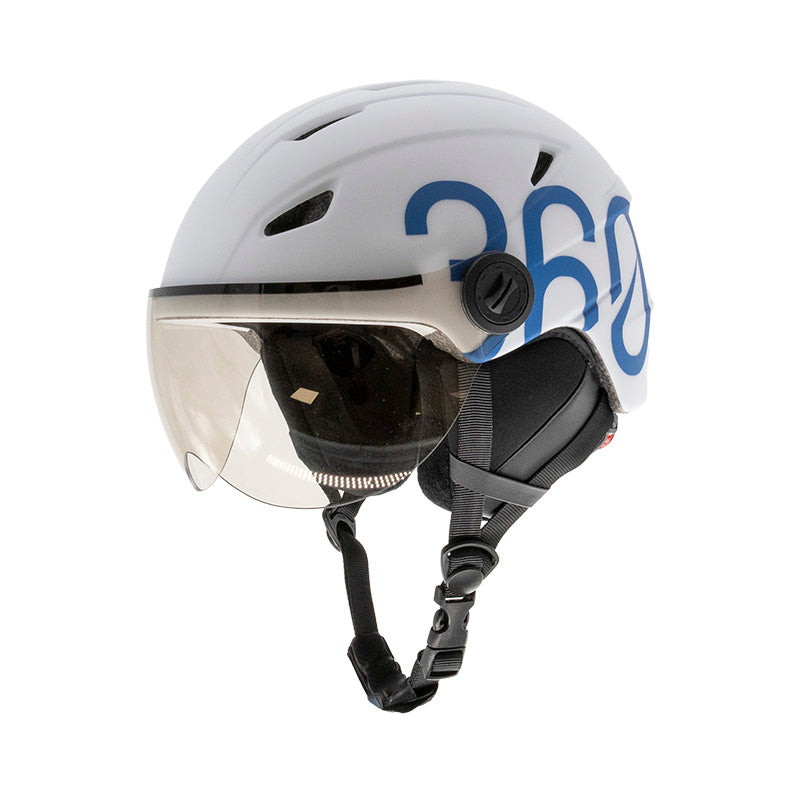 GLOOB Urban bianco - blu L paraorecchie rimovibili