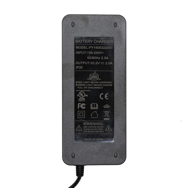 Caricabatterie premium 48V (uscita 53,2v) 2A per NIU - connettore SJT-125E