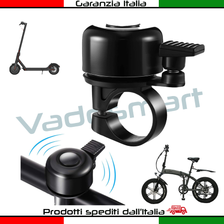 Campanello meccanico per Biciclette o Monopattini diametro manubrio 22mm