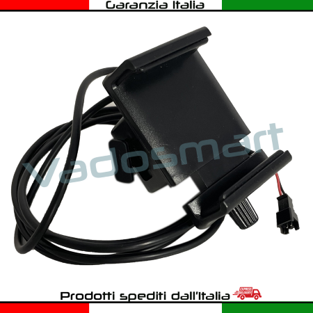 Supporto cellulare con Caricabatteria USB per Bicicletta Elettrica ingresso tensione da 12 a 60V